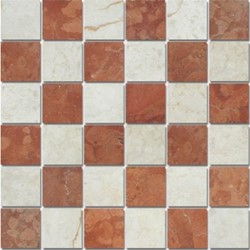 Zeige Details für Marmor Mosaikfliesen Rosso Verona Botticino 4,8x4,8x0,8 Bild von Marmor Mosaikfliesen Rosso Verona Botticino 4,8x4,8x0,8