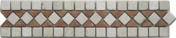 Zeige Details für Bordüre Marmor Mosaik 30,5x6,5x0,8 cm Botticino, Rosso Verona Bild von Bordüre Marmor Mosaik 30,5x6,5x0,8 cm Botticino, Rosso Verona