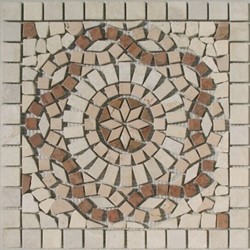 Zeige Details für Antikmarmor Mosaik Rosone Bild von Antikmarmor Mosaik Rosone