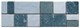 Bild von Bordüre Marmor Mosaik 30x10x0,8 cm Nero Marquinia, Bianco Carrara, Bardiglio, Schiefer, Bild 1