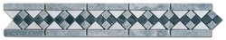 Zeige Details für Bordüre Marmor Mosaik 30x5x0,8 cm Grün, Weiß, Grau mit Stäbchen eingefasst Bild von Bordüre Marmor Mosaik 30x5x0,8 cm Grün, Weiß, Grau mit Stäbchen eingefasst