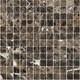 Bild von Marmor Mosaikfliesen Emperador 2,3x2,3x0,8cm, Bild 1