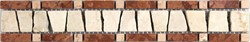 Zeige Details für Marmor-Bordüre antik 30x5x0,8cm Rot-Hellrot-Beige Bild von Marmor-Bordüre antik 30x5x0,8cm Rot-Hellrot-Beige