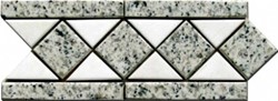 Bild von Granit Marmor Bordüren poliert 8x20x0,8cm