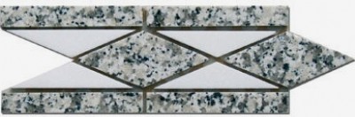 Bild von Granit Marmor Bordüren poliert 7,5x20x0,8cm