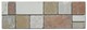 Bild von Bordüre Marmor Mosaik 30x10x0,8 cm Rosso Verona, Biancone, Botticino, Giallo Reale, Bild 1