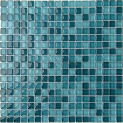 Led Fur Direktes Indirektes Licht Glas Mosaik Turkis Mix Klar 1 5x1 5x0 8