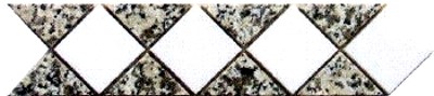 Bild von Granit Marmor Bordüren poliert 7x28x0,8cm