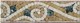 Bild von Bordüre Marmor Mosaik 25x7x0,8 cm China Beige, Verde Alpi, Giallo Reale, Bild 1