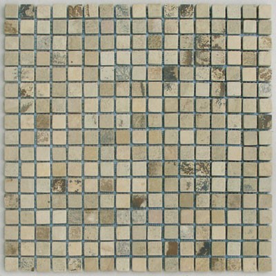 Bild von Kalksandstein Mosaikfliesen 30,3x30,3x0,8  Segmente 1,6x1,6x0,8