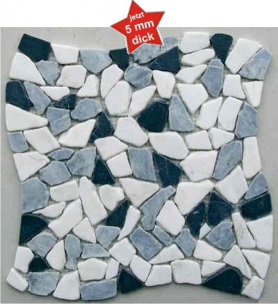 Bild von Bruchmosaik Fliese antik 30x30x0,5