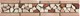 Bild von Marmor-Bordüre Bruchstein antik 30x6x0,8cm Rot-Beige, Bild 1